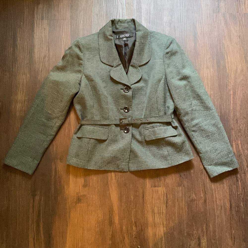 Blazer with belt